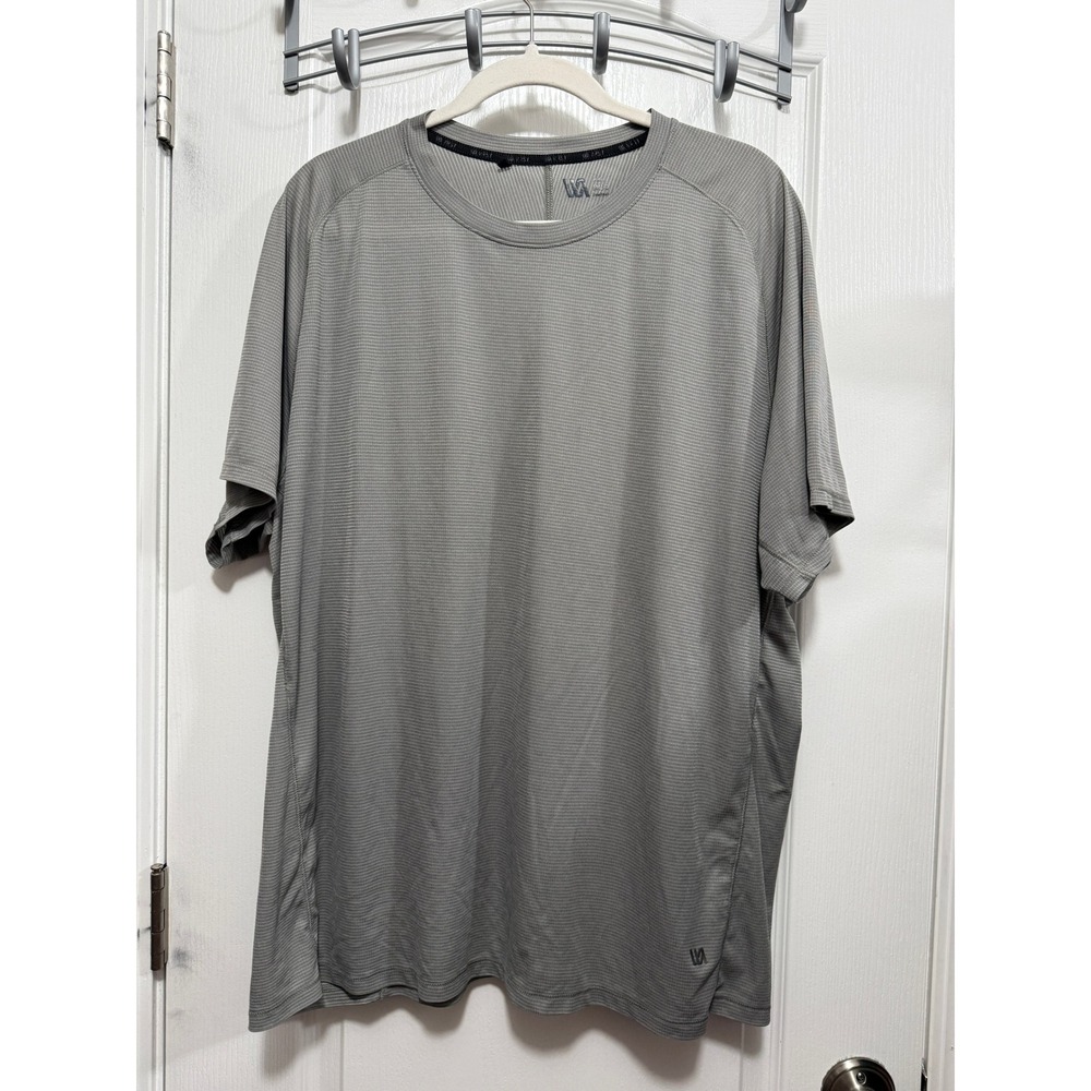 VRST Mens XXL Gray Short Sleeve Performance T-Shirt Crew Neck Athletic Tee REI